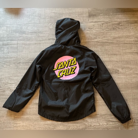 New Santa Cruz Dot Windbreaker Jacket Size Small - Picture 3 of 7